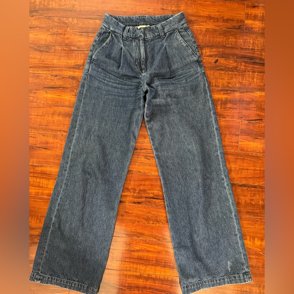 Sezane denim Wide Leg denim trousers